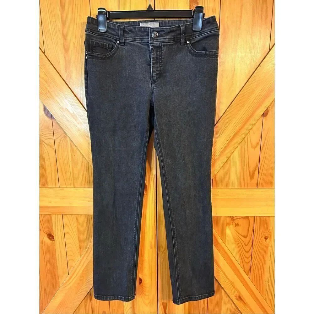 Chicos so slimming black denim jeans Chicos size 0 US 29 (4110)